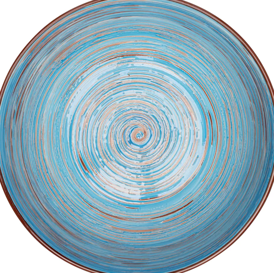 KARE Design Servies & Tafelaccessoires | Tuinmeubelen<Schaal Swirl Blue 22cm