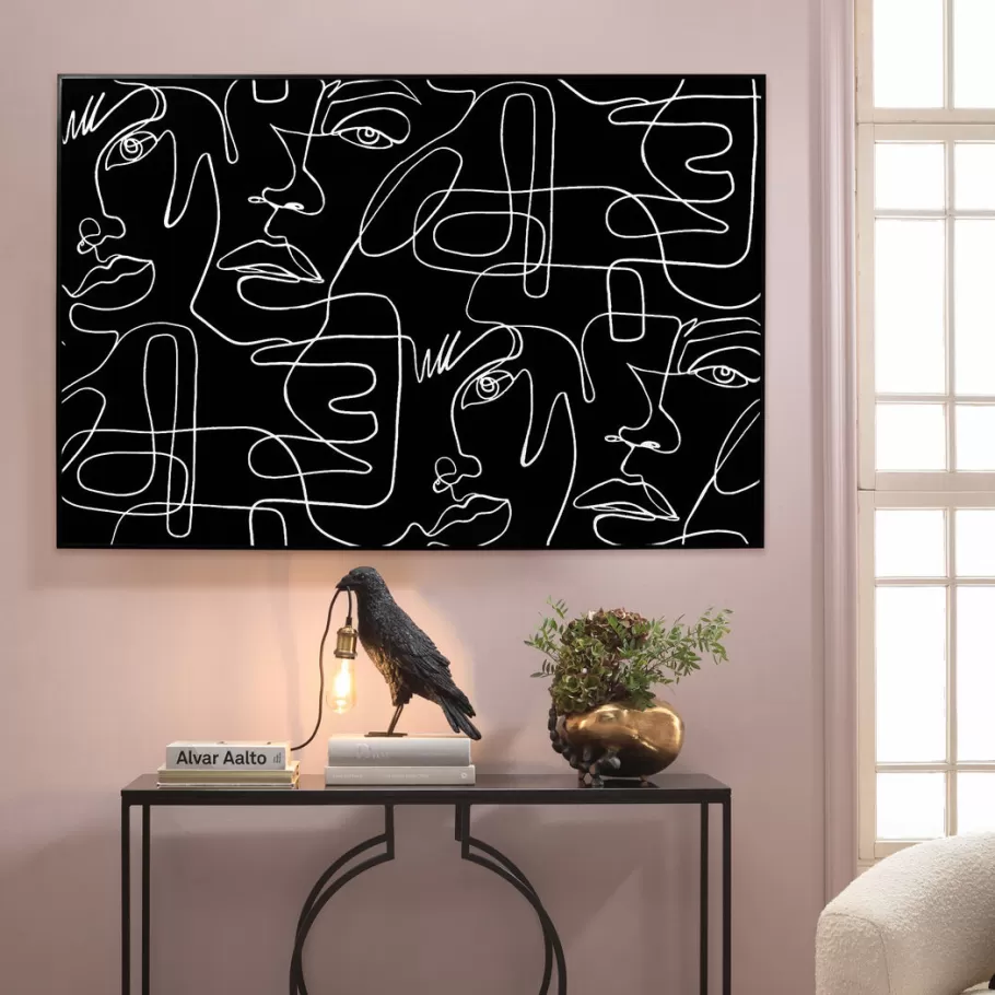 KARE Design Wanddecoratie | Kasten<Schilderij Faccia Arte Drawing 150x100cm