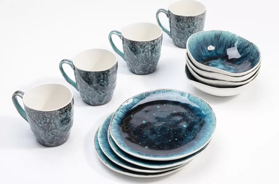 KARE Design Servies & Tafelaccessoires | Kasten<Serviesset Mustique (12/part)