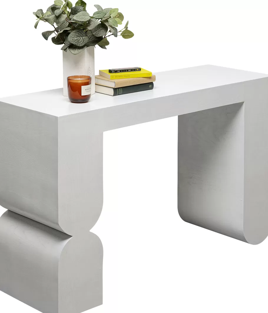 KARE Design Kasten | Lage Kasten & Dressoirs<Sidetable Curve Wit 120x85cm