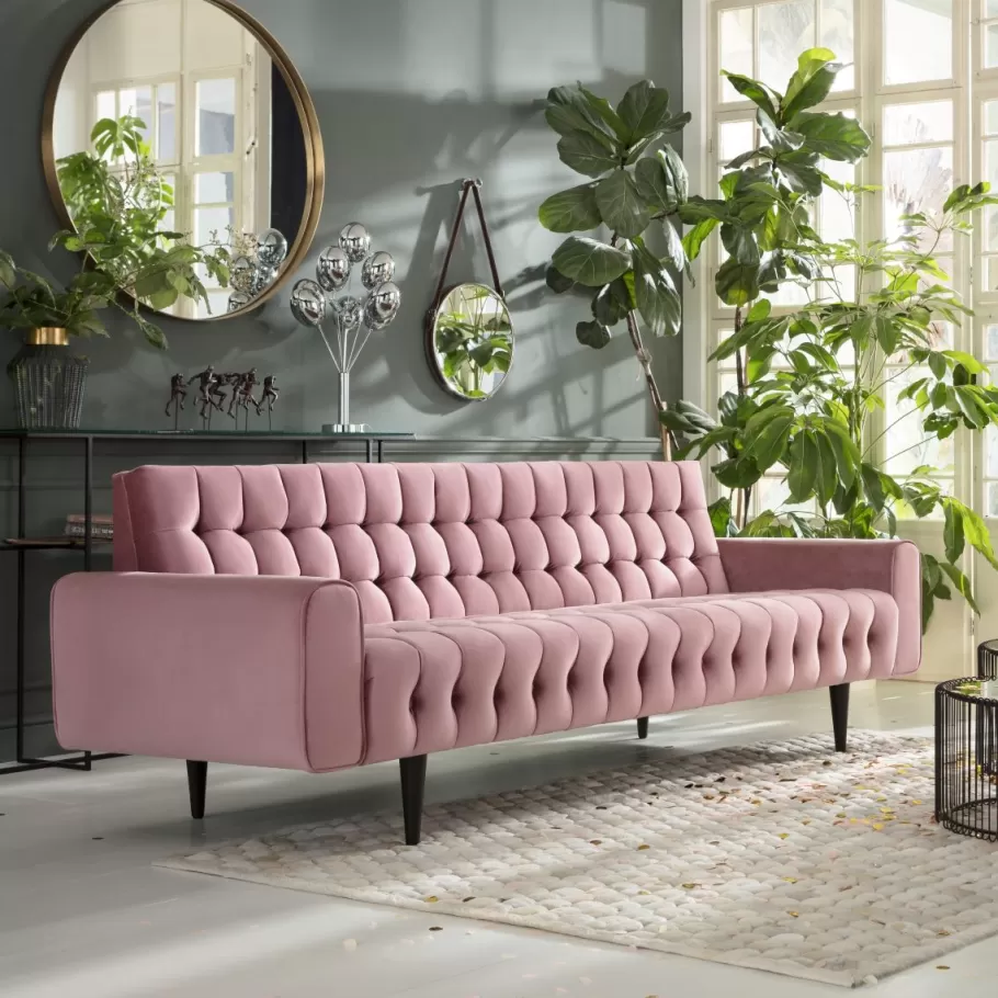 KARE Design Kasten | Tuinmeubelen<Slaapbank Milchbar Roze 219cm