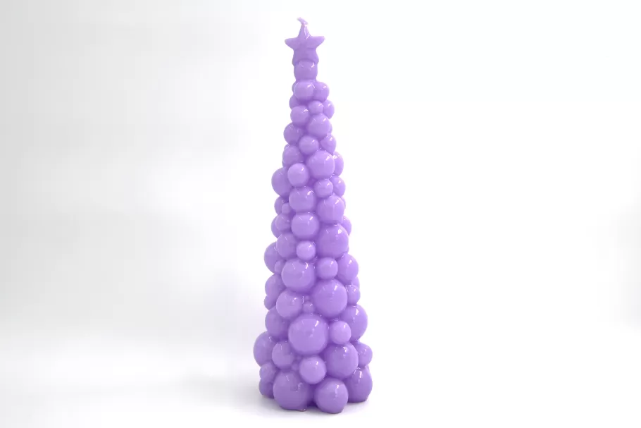 KARE Design Kasten<SMAQQ A Bubbly Xmas Candle Tree 30CM Loving Lila