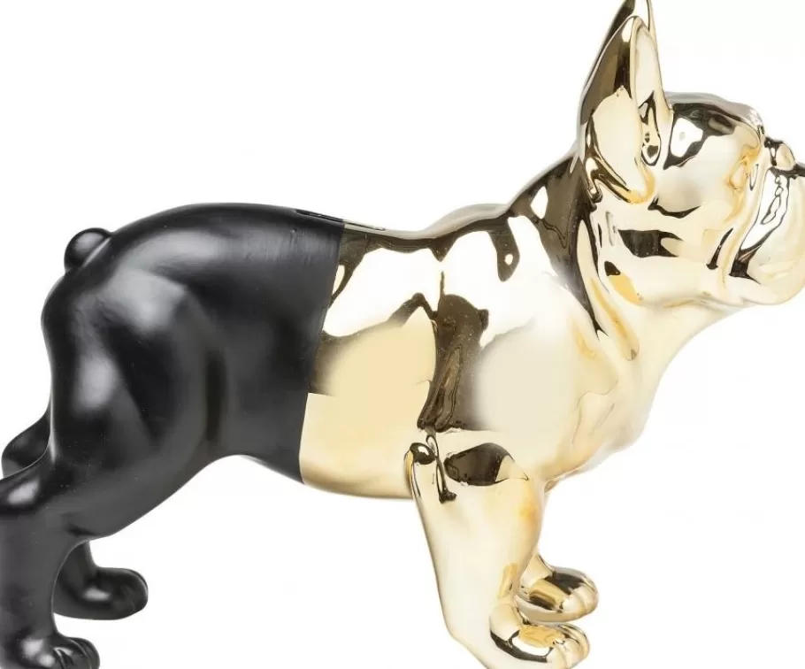 KARE Design Woondecoratie | Kasten<Spaarpot Bulldog Goud-Zwart