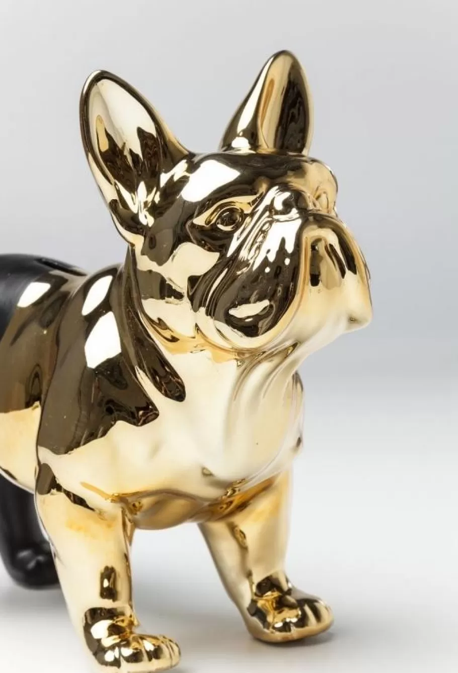 KARE Design Woondecoratie | Kasten<Spaarpot Bulldog Goud-Zwart