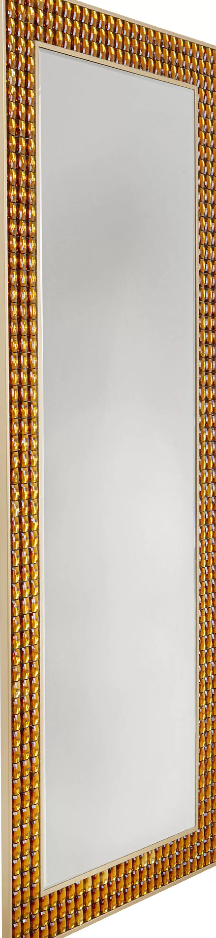 KARE Design Spiegels | Kasten<Spiegel Crystals Brass 80x180cm