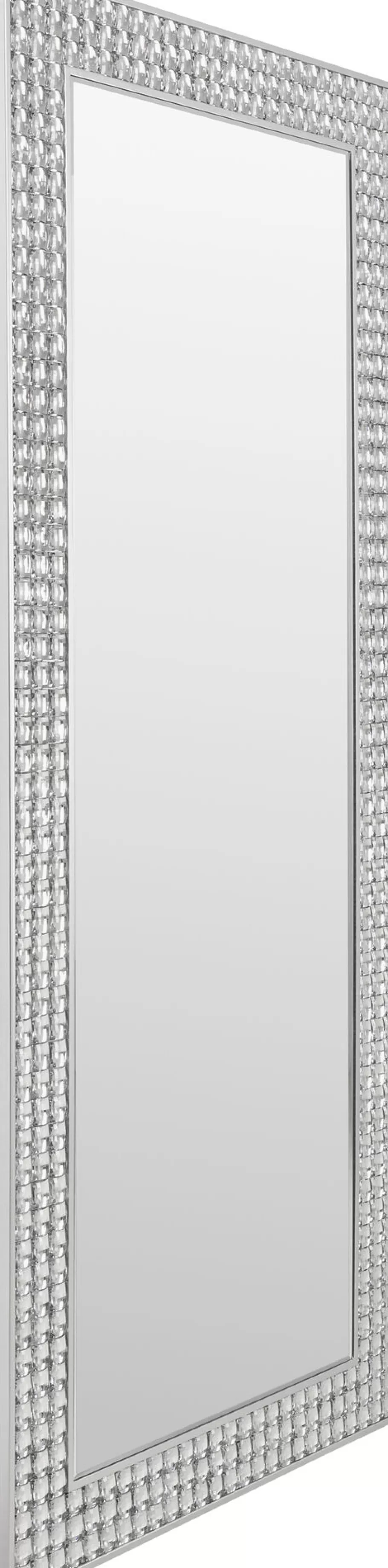 KARE Design Spiegels | Kasten<Spiegel Crystals Silver 80x180cm