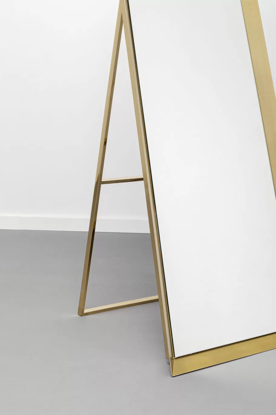 KARE Design Spiegels | Kasten<Staande Spiegel Arezzo Brass 53x160cm