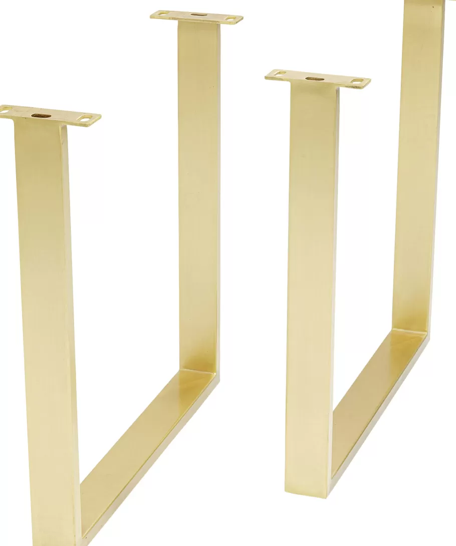 KARE Design Kasten | Tafels<Tafel Onderstel Tavola Brass (Set Van 2)