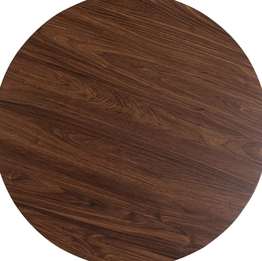 KARE Design Kasten | Tafels<Tafelblad Schickeria Walnut Print Ø80cm