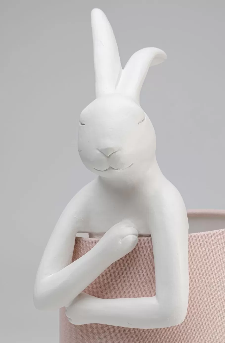 KARE Design Tafellampen | Kasten<Tafellamp Animal Rabbit White/Rose 50cm