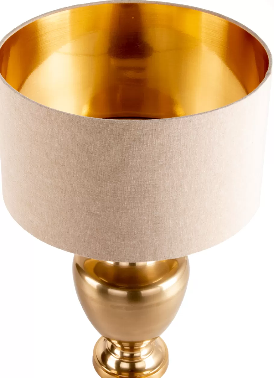 KARE Design Tafellampen | Kasten<Tafellamp Barock Goud Beige