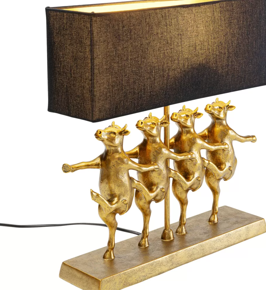 KARE Design Tafellampen | Kasten<Tafellamp Dancing Cows Zwart