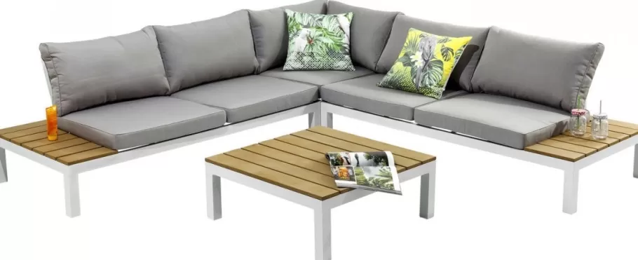 KARE Design Kasten | Tuinmeubelen<Tuinset Holiday Wit (4-delig)