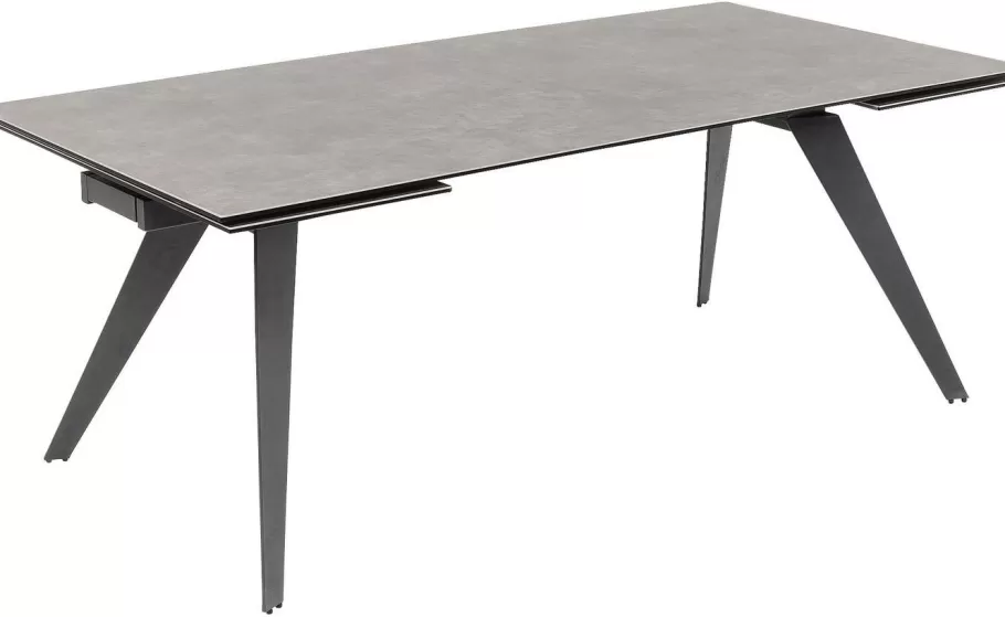 KARE Design Kasten | Tafels<Uitschuiftafel Amsterdam Donker 200(45+45)x100cm