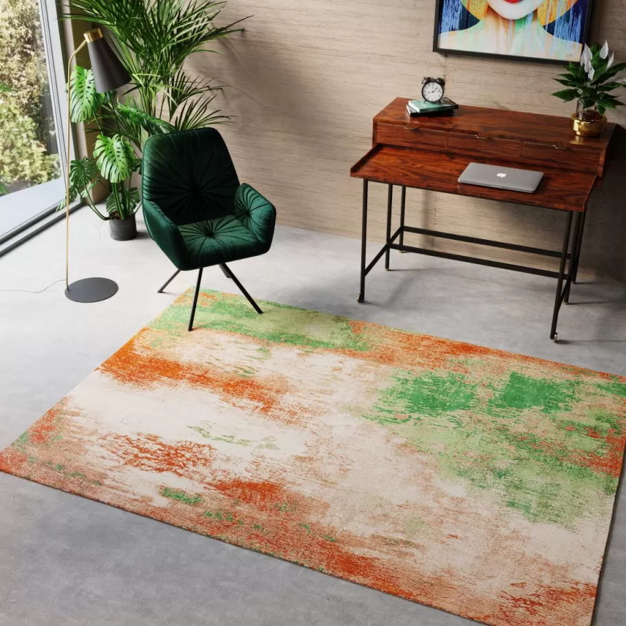 KARE Design Vloerkleden & Textiel | Kasten<Vloerkleed Downtown Groen 170x240cm