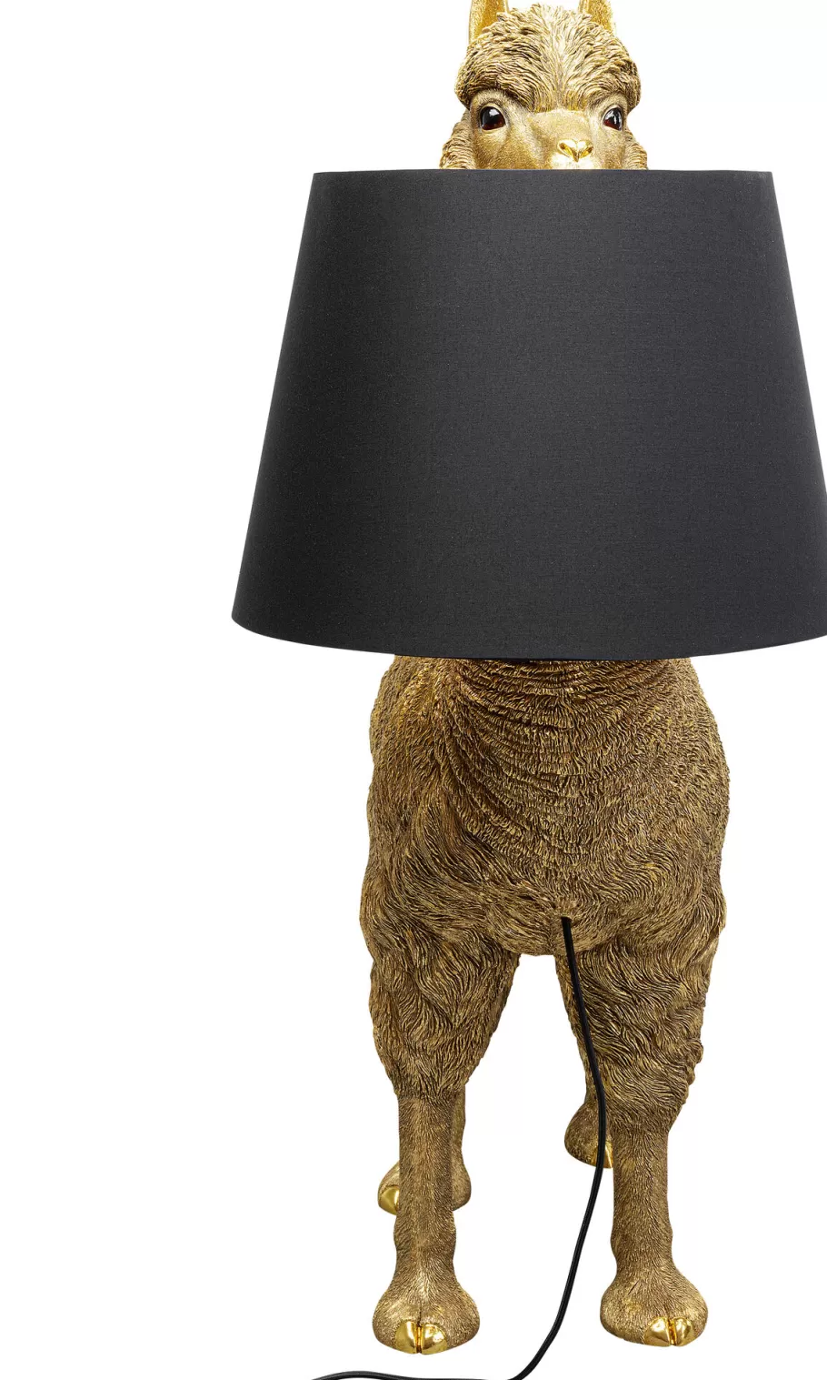 KARE Design Vloerlampen | Kasten<Vloerlamp Alpaca Gold 108cm