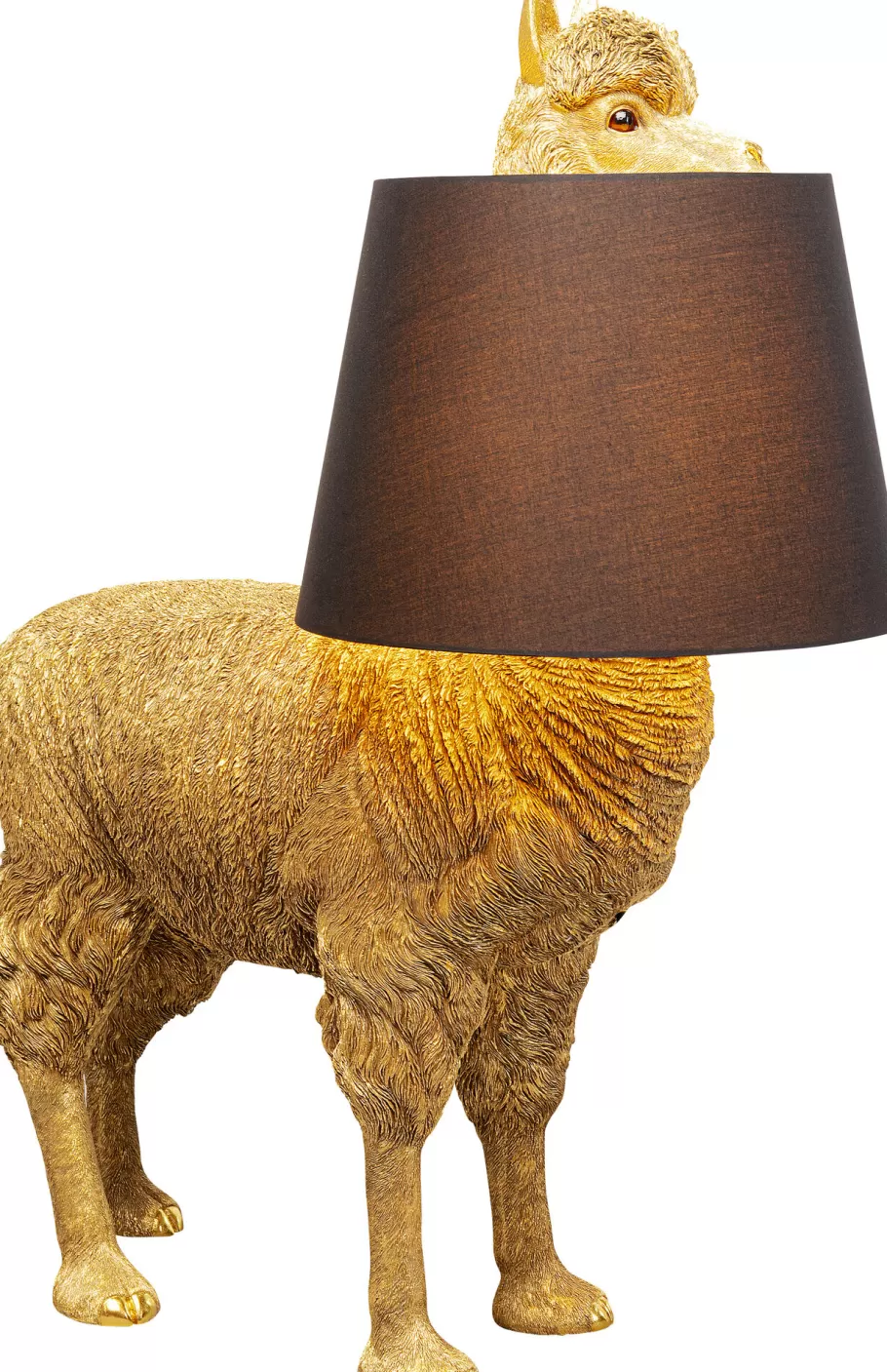 KARE Design Vloerlampen | Kasten<Vloerlamp Alpaca Gold 108cm