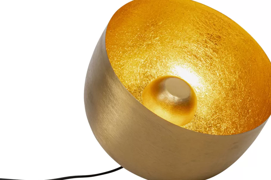 KARE Design Vloerlampen | Kasten<Vloerlamp Apollon Smooth Gold Ø35cm