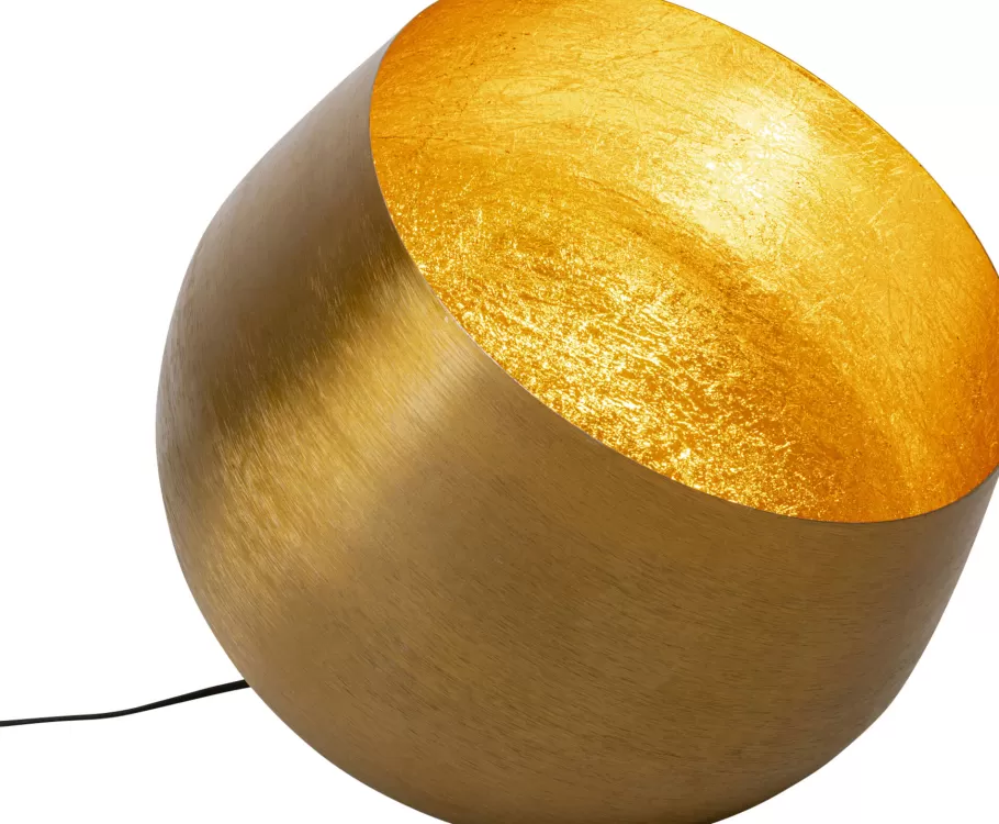 KARE Design Vloerlampen | Kasten<Vloerlamp Apollon Smooth Gold Ø50cm