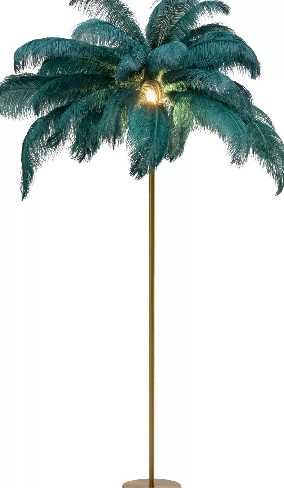 KARE Design Vloerlampen | Tuinmeubelen<Vloerlamp Feather Palm Green 165cm