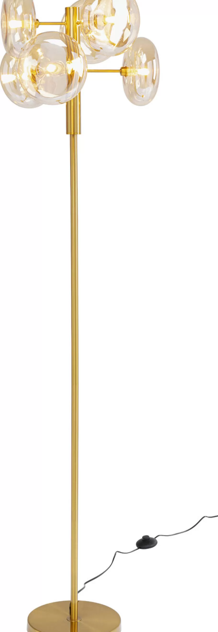 KARE Design Vloerlampen | Kasten<Vloerlamp Headlight Brass 163cm