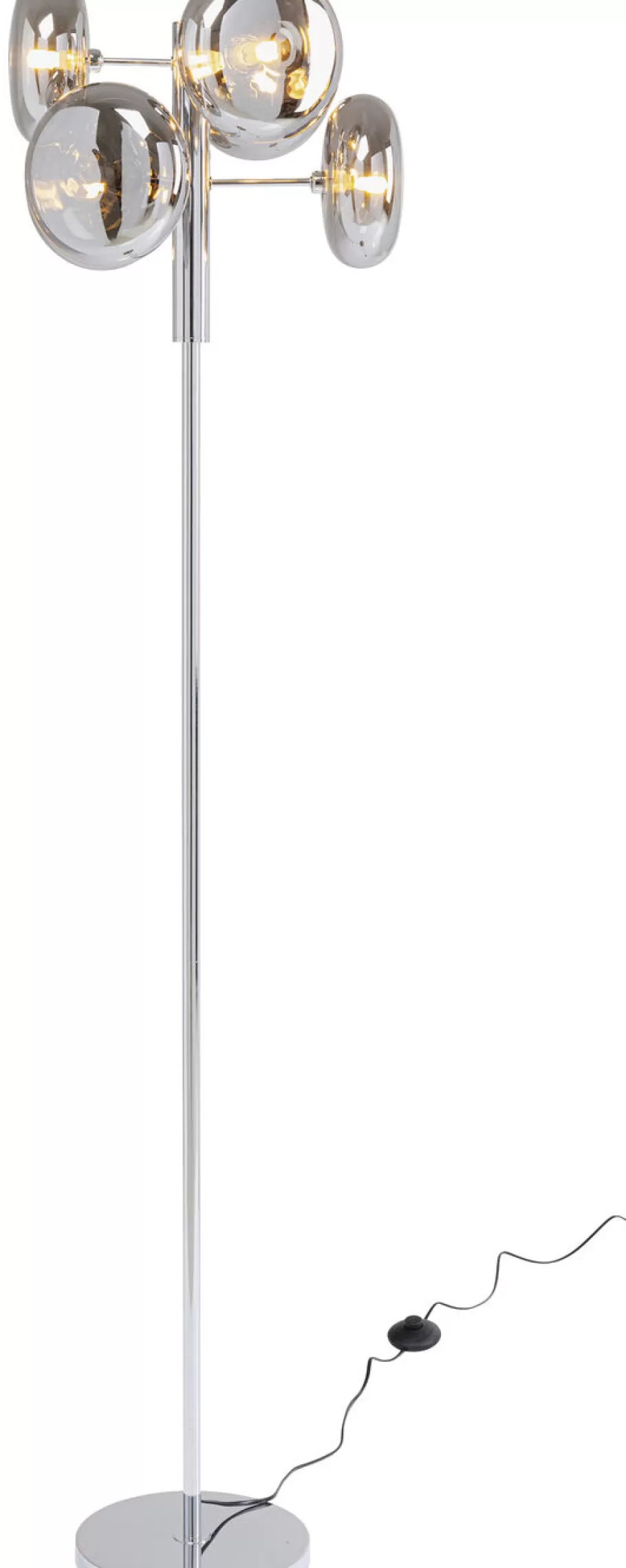 KARE Design Vloerlampen | Kasten<Vloerlamp Headlight Chrome 163cm