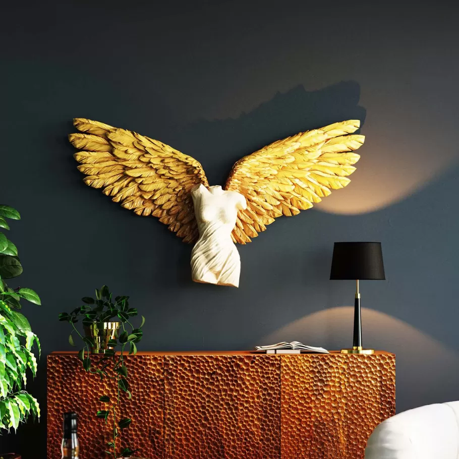 KARE Design Kasten | Tuinmeubelen<Wanddecoratie Guardian Angel Female 124x71cm