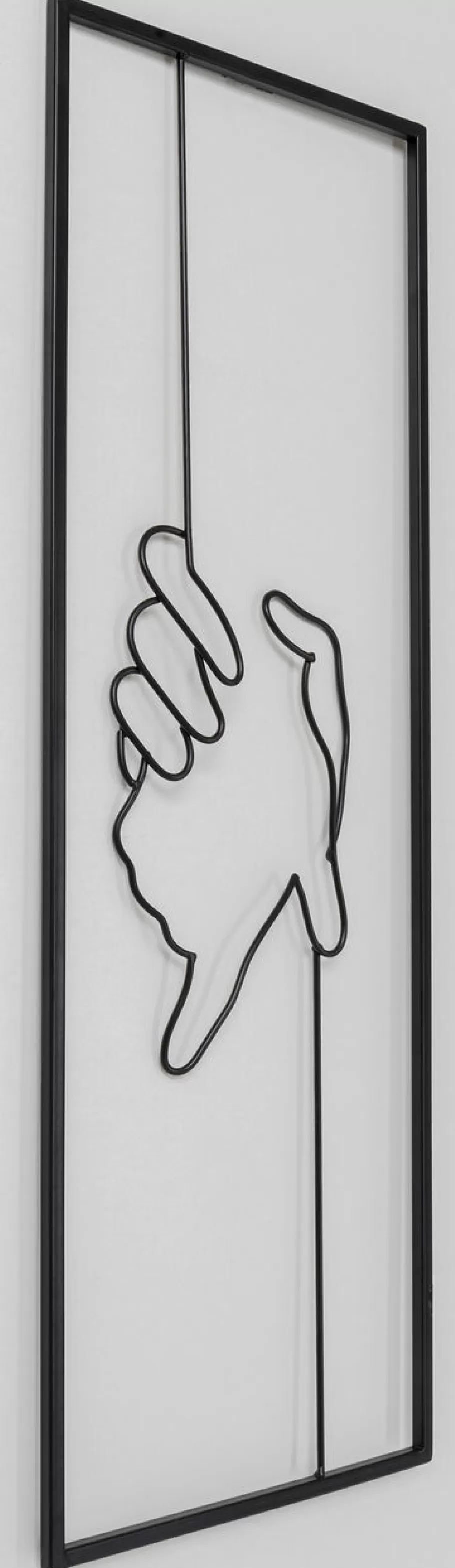 KARE Design Wanddecoratie | Kasten<Wanddecoratie Hand In Hand 25x70cm