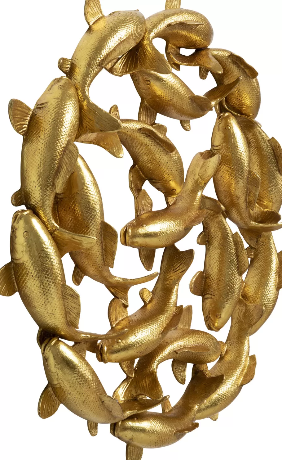 KARE Design Tuinmeubelen<Wanddecoratie School Of Koi Gold 102cm