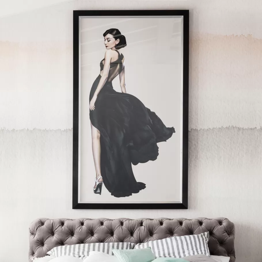 KARE Design Wanddecoratie | Kasten<Wandfoto Diva 100x172cm