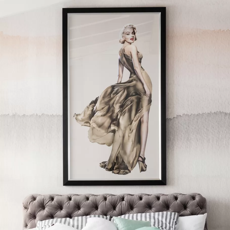 KARE Design Wanddecoratie | Kasten<Wandfoto Marilyn 100x172cm